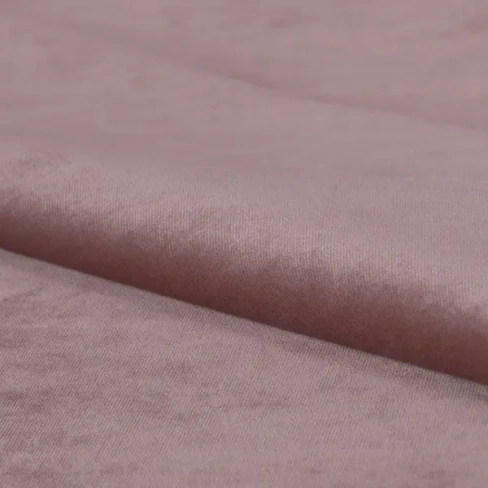 Ткань 1 м/п бархат 150 см цвет розовый Без бренда None