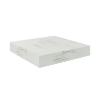 Полка мебельная Spaceo White Marble 23x23.5x3.8 см МДФ цвет белый мрамор SPACEO None