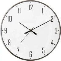 Часы настенные Apeyron ML200-916 ø33 см металл цвет серебристый Без бренда Декор Часы настенные