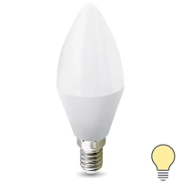Лампа светодиодная E14 220-240 В 8 Вт свеча матовая 750 лм теплый белый свет Без бренда None