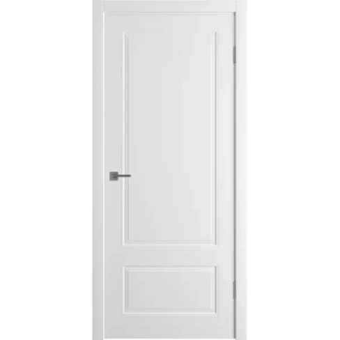 Дверь межкомнатная глухая Эрика 60x200 см эмаль цвет белый VFD