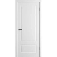 Дверь межкомнатная глухая Эрика 60x200 см эмаль цвет белый VFD