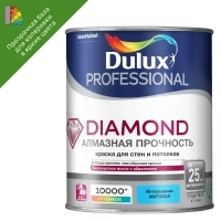 Краска для стен и потолков Dulux Professional Diamond Matt матовая база BC прозрачная 0.9 л DULUX None