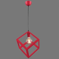 Светильник подвесной КС30102/1P, 1 лампа, 3 м², цвет красный КЛЮЧНИК