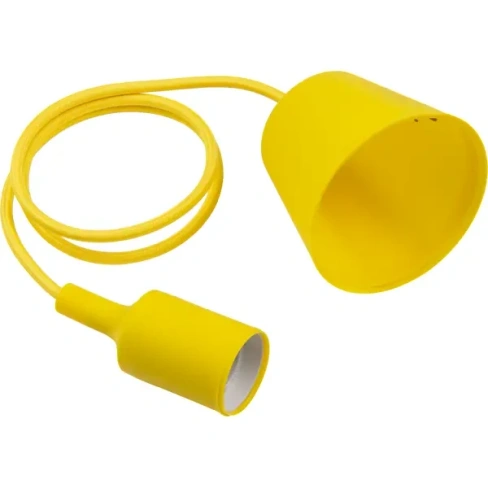 Патрон для лампы E27 TDM Electric с подвесом 1 м цвет желтый TDM ELECTRIC Отсутствует