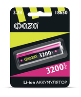 Аккумулятор 18650 Li-on 3200mAh, 3,7V без защиты "Фаzа" BL-1