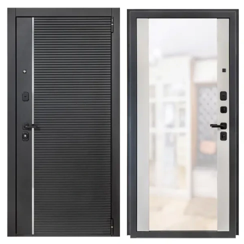 Дверь входная металлическая Порта Р-3 88x205 см правая серая PORTIKA Порта Р-3 88/П05