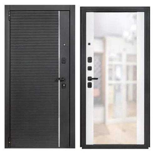 Дверь входная металлическая Порта Р-3 98x205 см левая белая PORTIKA Порта Р-3 88/П05