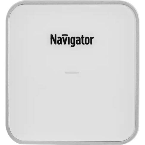 Дверной звонок беспроводной Navigator 80 509 36 мелодий цвет белый NAVIGATOR NDB-D-AC06-WT