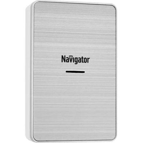 Дверной звонок беспроводной Navigator 80 510 36 мелодий цвет серый NAVIGATOR NDB-D-DC06-S