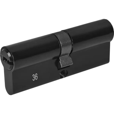 Цилиндр для замка с ключом 40x40 мм цвет черный НОРА-М None