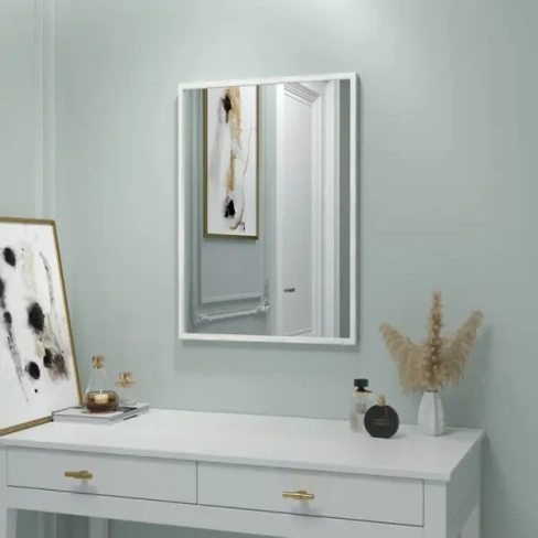 Зеркало декоративное Inspire Вега прямоугольник 50x70 см цвет белый антик INSPIRE None