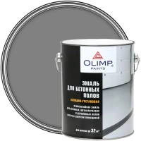 Эмаль для полов Olimp глянцевая цвет серый 2.7 л OLIMP None