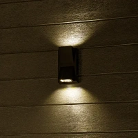 Светильник настенный светодиодный уличный Duwi «Nuovo» 24776 4 IP54 цвет черный DUWI