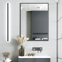 Зеркало для ванной Struktura 60x80 см цвет серый Без бренда MD1 Strukrura