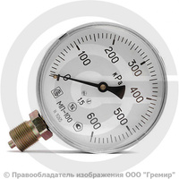 Манометр радиальный диаметр 100мм 0-600 кгс/см2 (0-60,0 МПа) М20х1,5 МП-100 Завод теплотехнических приборов