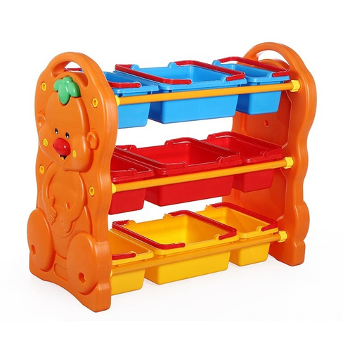 Полка-стеллаж для игрушек 88х41х78, оранжевый
