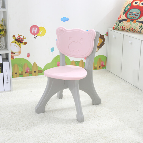 Пластиковый стульчик 35х50 см, розовый