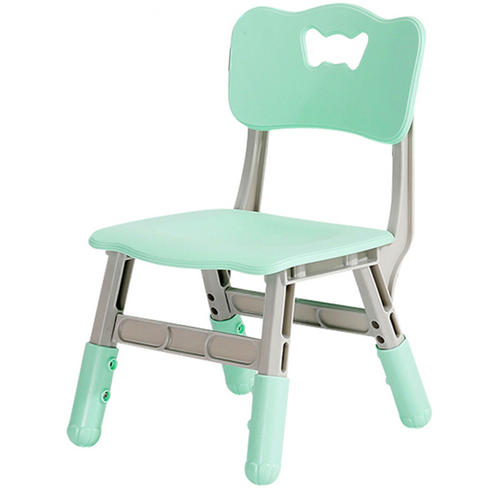Детский пластиковый регулируемый стульчик 50х28 см, бирюзовый