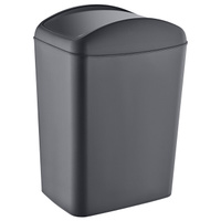 Контейнер для мусора TURAN Soft Anthracite 20л прямоугольный пластик серый