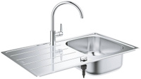 Мойка и смеситель для мойки GROHE K200 45-S 86/50 1.0 31562SD1