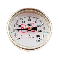 Термометр биметаллический 150°C L=100