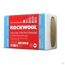 Звукоизоляция ROCKWOOL Акустик Ультротонкий 27 мм (7 м2)