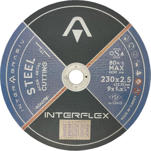 Отрезной круг Interflex Steel A046TBF