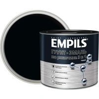 Грунт-эмаль по ржавчине 3 в 1 Empils PL цвет черный 2.7 кг EMPILS None