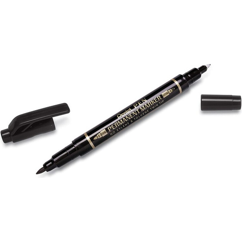 Перманентный маркер для cD Pen Twin Tip New Pentel 610009