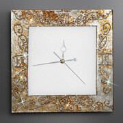Kolarz "MEDICI" часы настенные, 30x30см, серебро