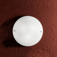 Linea Light Светильник настенно-потолочный "Liner", белое мат стекло с пескоструйной обработкой, D 65см, Н 9,9см, 4x42W