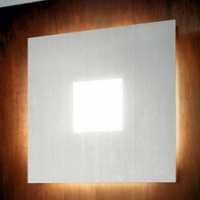 LineaLight "DesignSelection" Square светильник настенный, плафон поликарбонат + рамка белого цвета,