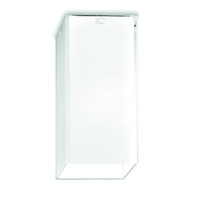 LineaLight "Moderncollection" потолочный светильник, бел. сериграфирован стекло, 25х12см, 1xE27 max 60W/30