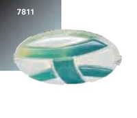 Xenon 7811.E99 Стекло декоративное зеленое+белое Ø90 мм