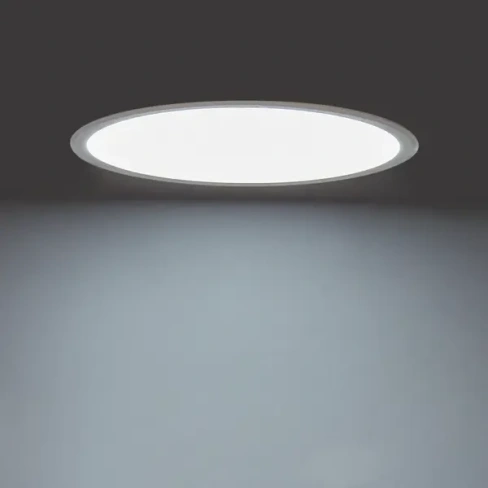 Светильник точечный светодиодный встраиваемый Philips «Meson» под отверстие 200 мм 10 м² холодный белый свет цвет белый