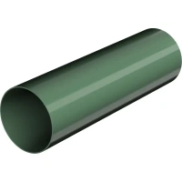 Труба водосточная Технониколь Оптима 80 мм 2 м цвет зеленый Без бренда Водосточная труба
