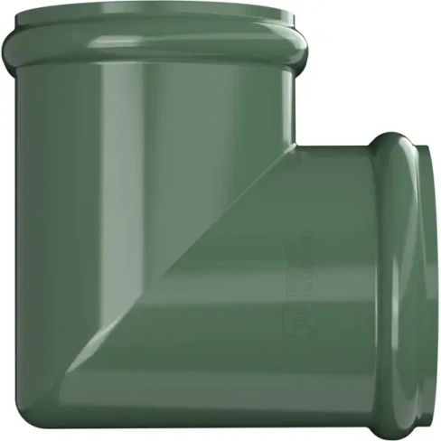 Угол желоба ПВХ Технониколь Оптима 18.5 мм цвет зеленый Без бренда