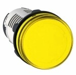 Сигнальная лампа со светодиодом 230В желтая Кнопки и лампочки