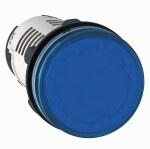 Сигнальная лампа со светодиодом 230В синяя Кнопки и лампочки