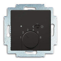 Терморегулятор для тёплого пола Abb Basic55, chateau-черный