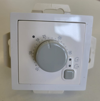 Терморегулятор для тёплого пола Schneider Electric AtlasDesign, белый - комплект из термостата для теплого пола с датчик