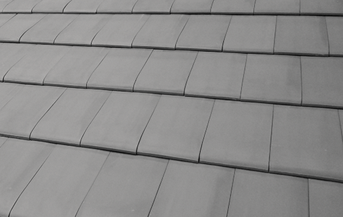 Керамическая черепица Klinker Flat Roof Tile Grey