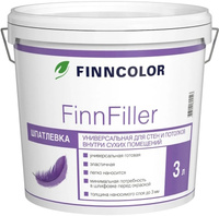Шпатлевка финишная FINNFILLER Finncolor 3л