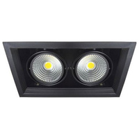 Светильник карданный LED 2x20W встраиваемый, BK IL.0006.2200 черный 4200K