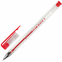 Ручка гелевая STAFF Basic gp 789 0,35мм красный
