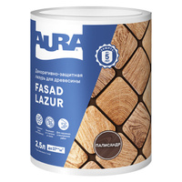 Средство деревозащитное Aura Fasad Lazur палисандр 2,5л, арт.AWW016