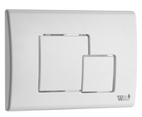 Клавиша смыва WELTWASSER MARBERG 507 SE GL-WT белая для инсталляции, квадратная