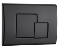 Клавиша смыва WELTWASSER MARBERG 507 SE MT-BL чёрная матовая для инсталляции, квадратная
