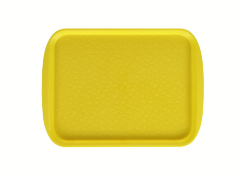 Поднос столовый 330х260 мм желтый Resto